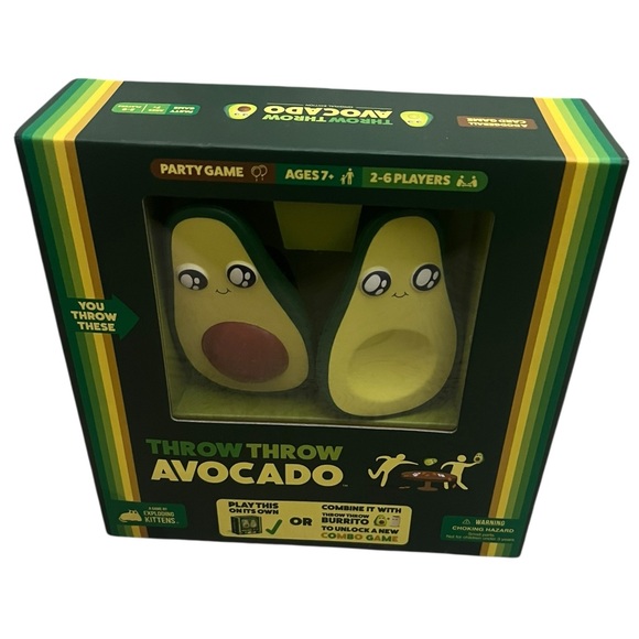 Exploding Kittens Other - Exploding Kittens Throw Throw Avocado Card Game